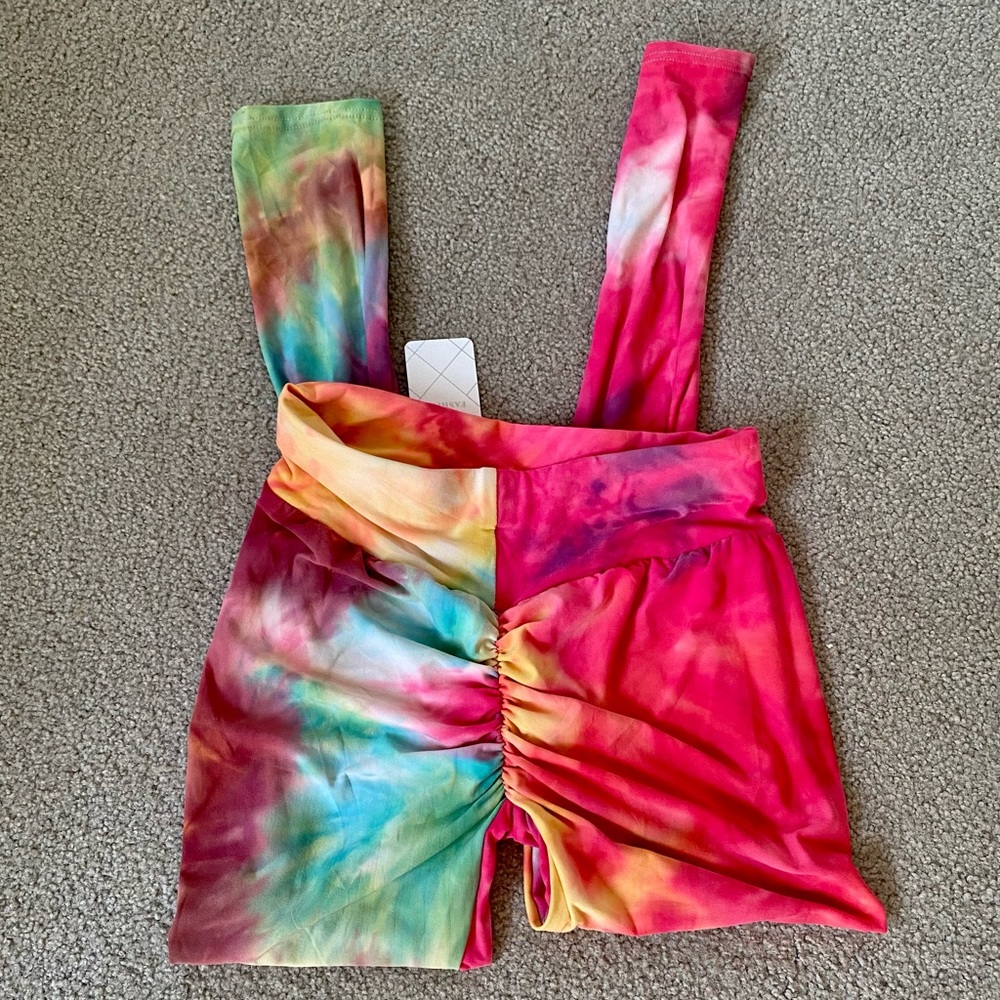 Tie Dye Leggings Womens SZ SM/MED Yoga Pants - Picture 1 of 10